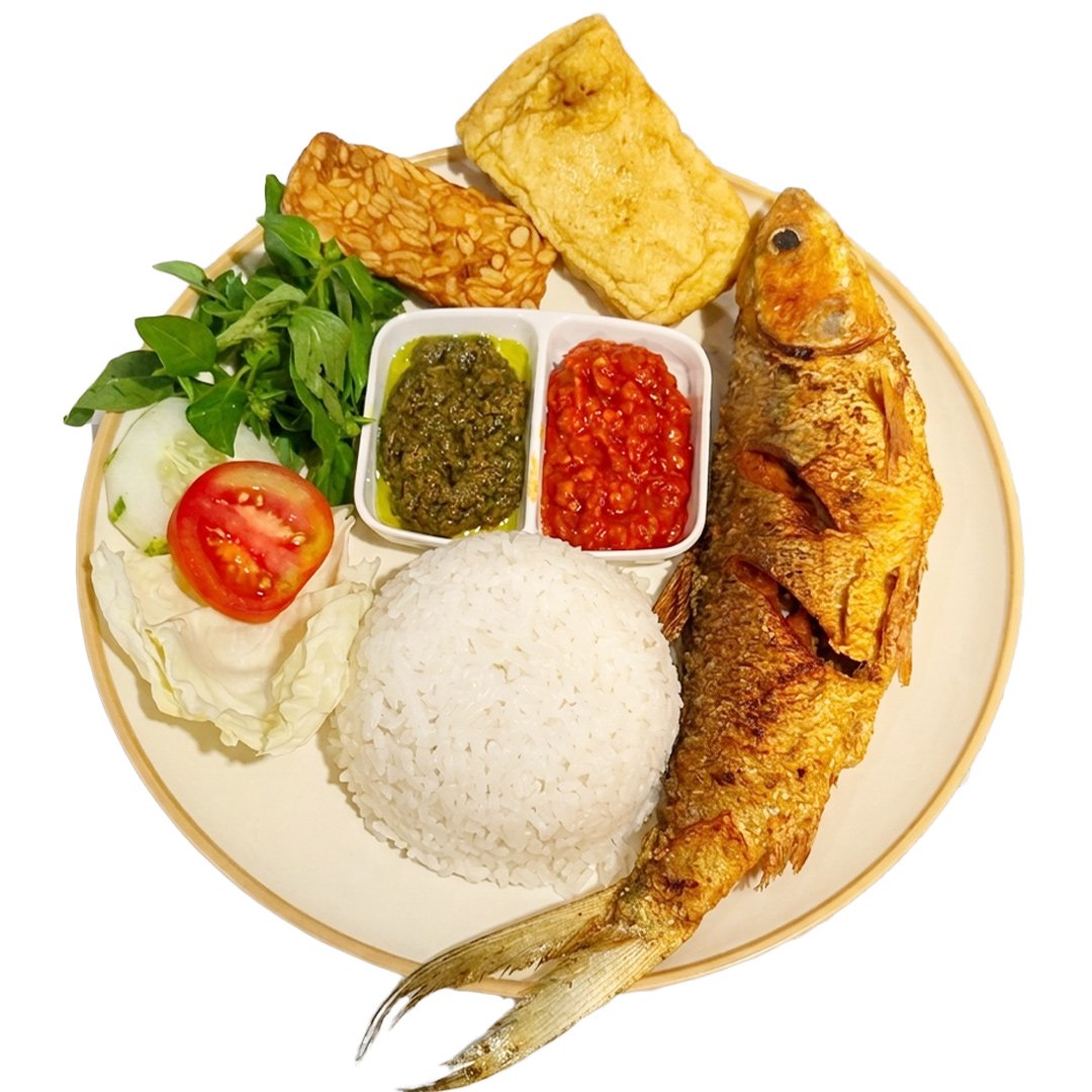 Nasi Penyetan  Ikan Bandeng