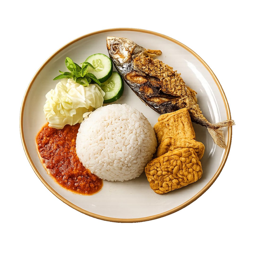Nasi Penyetan Ikan Kembung